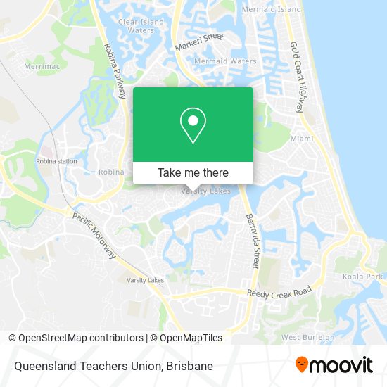 Queensland Teachers Union map