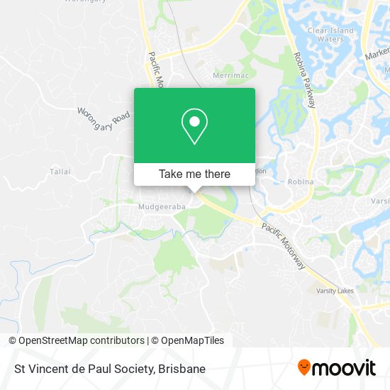 St Vincent de Paul Society map