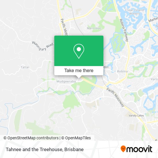 Tahnee and the Treehouse map