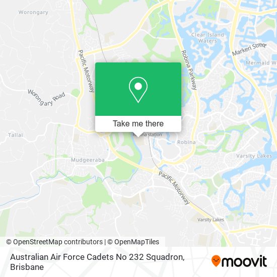 Australian Air Force Cadets No 232 Squadron map