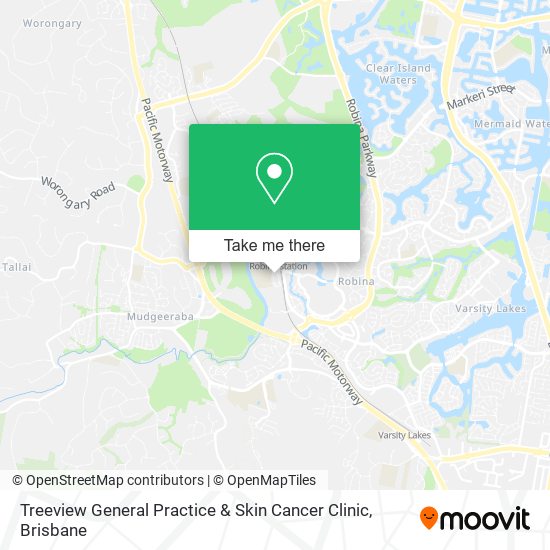 Treeview General Practice & Skin Cancer Clinic map