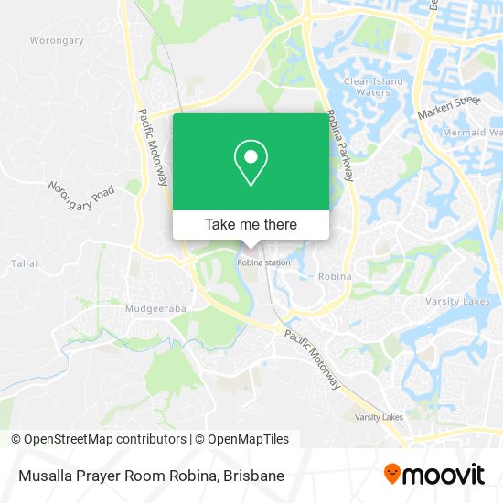 Musalla Prayer Room Robina map