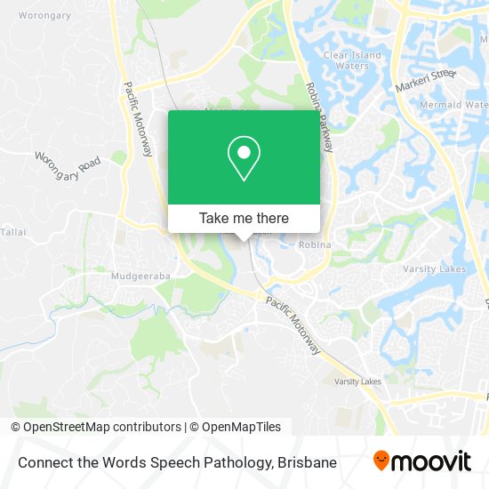 Mapa Connect the Words Speech Pathology