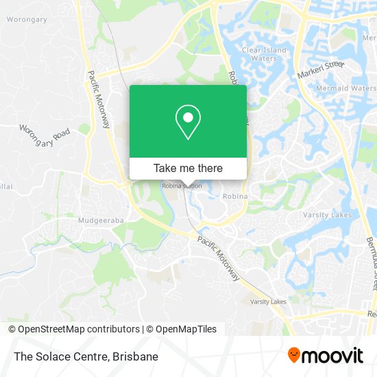 The Solace Centre map