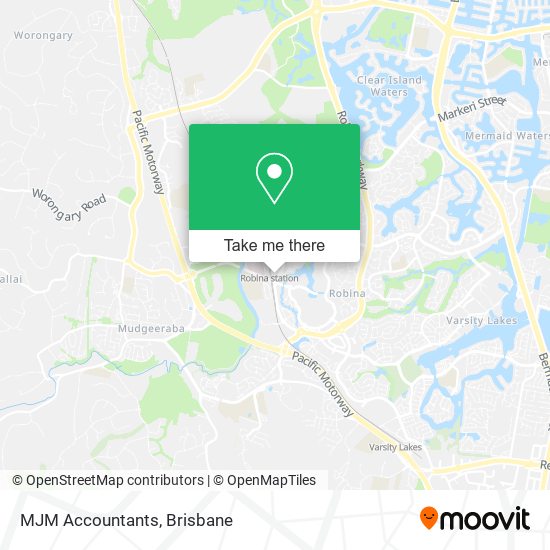 MJM Accountants map