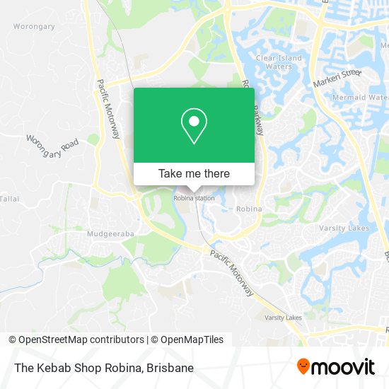 Mapa The Kebab Shop Robina