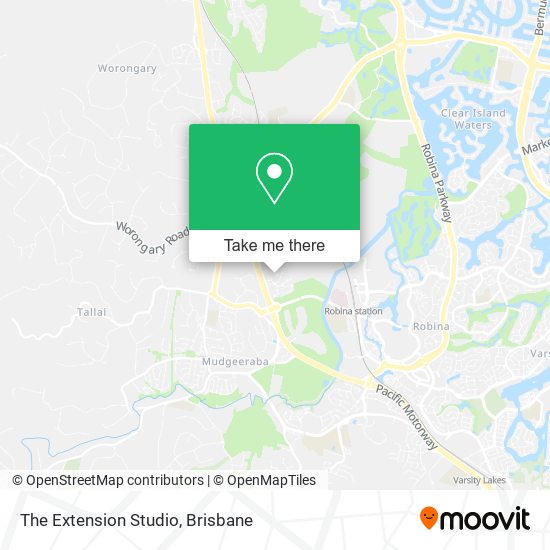 The Extension Studio map