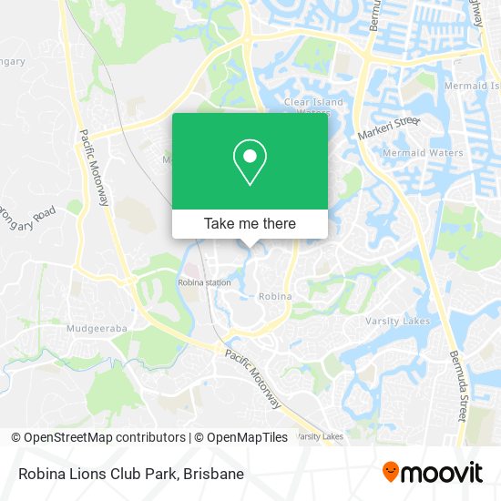 Robina Lions Club Park map