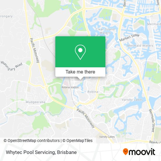 Whytec Pool Servicing map