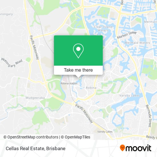 Cellas Real Estate map