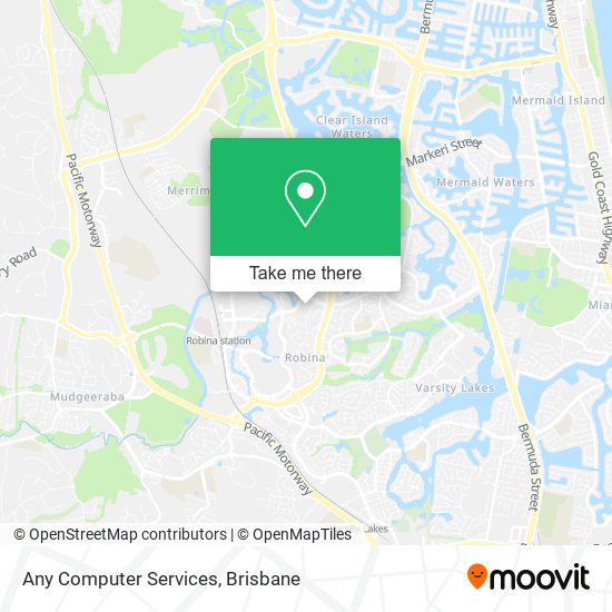 Any Computer Services map