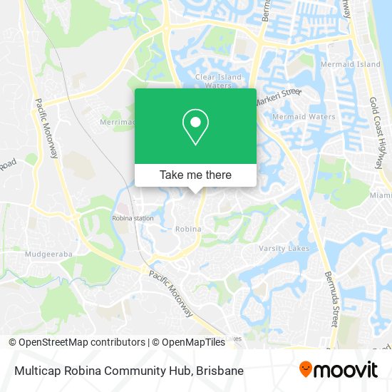 Multicap Robina Community Hub map