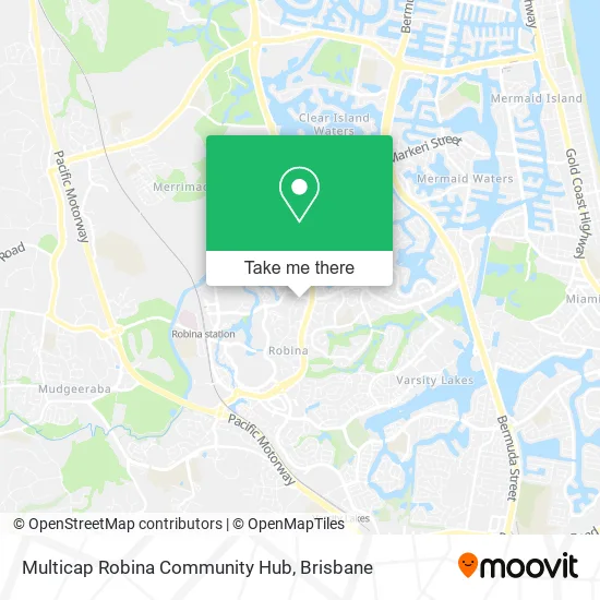 Multicap Robina Community Hub map