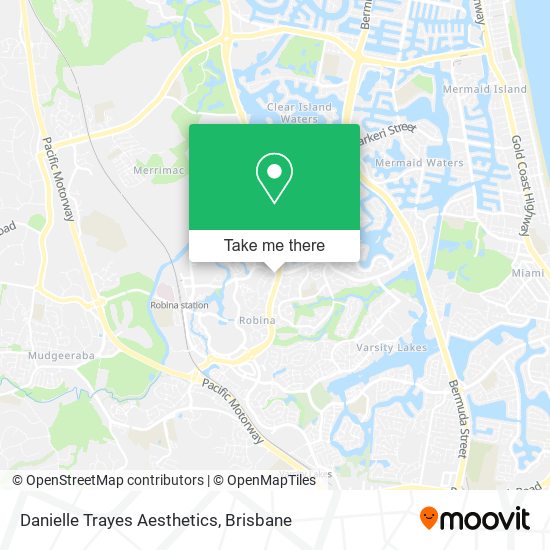 Danielle Trayes Aesthetics map