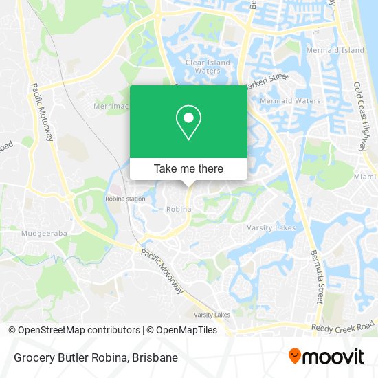 Grocery Butler Robina map