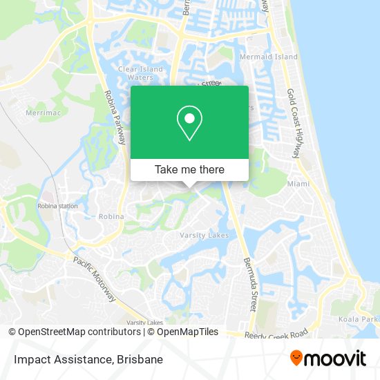 Impact Assistance map
