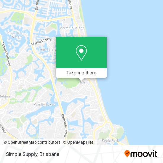 Simple Supply map