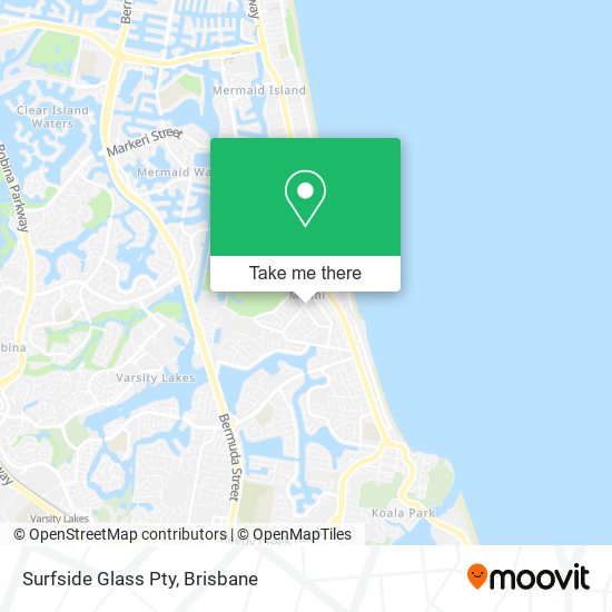 Surfside Glass Pty map