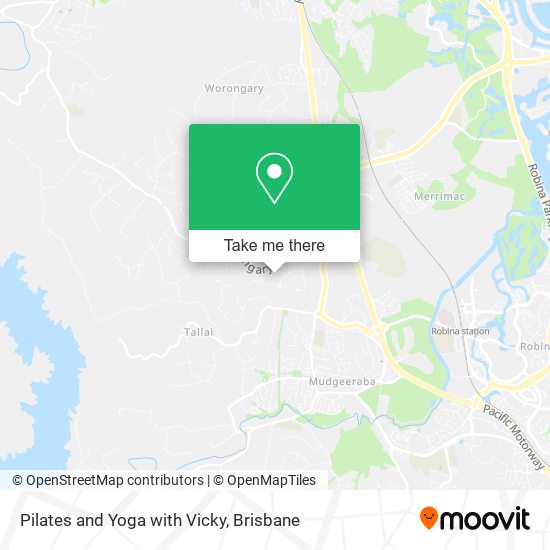 Pilates and Yoga with Vicky map