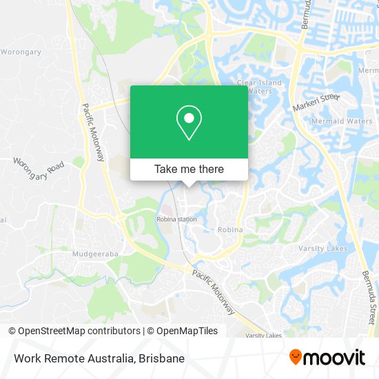 Work Remote Australia map