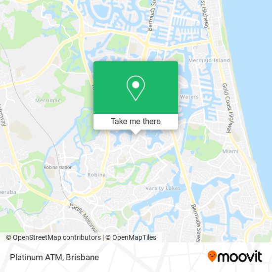 Platinum ATM map