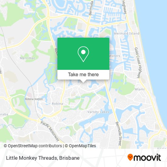 Little Monkey Threads map