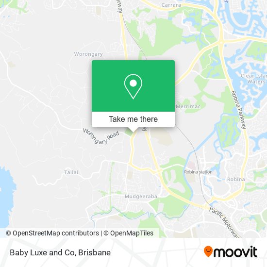 Baby Luxe and Co map