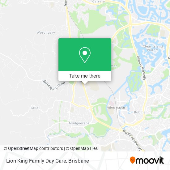 Mapa Lion King Family Day Care