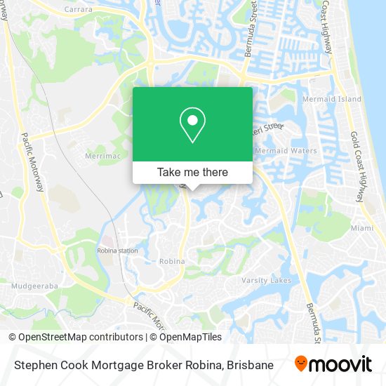 Mapa Stephen Cook Mortgage Broker Robina