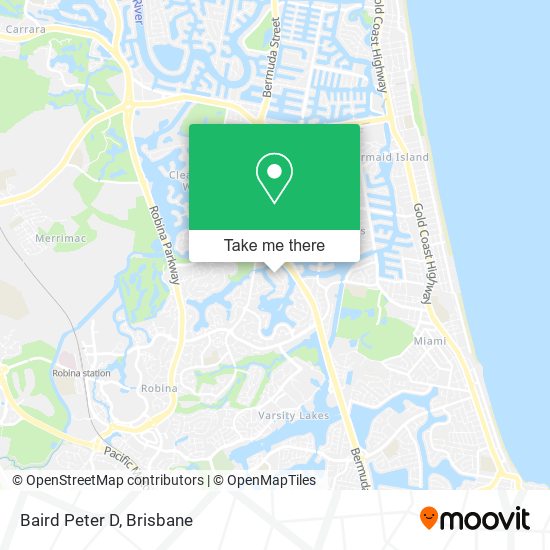 Baird Peter D map