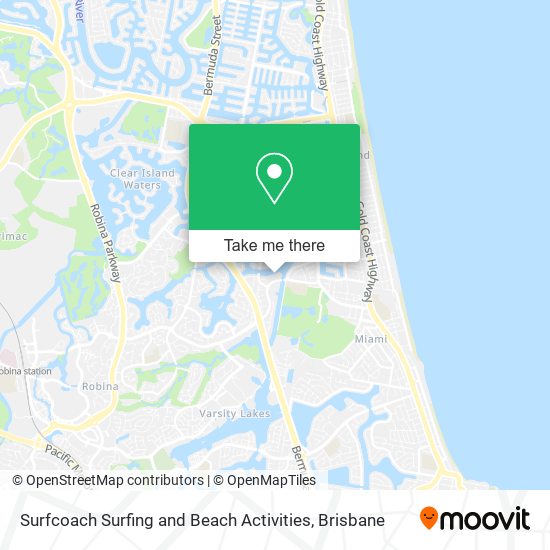 Mapa Surfcoach Surfing and Beach Activities