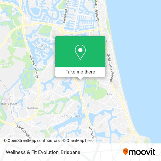 Wellness & Fit Evolution map
