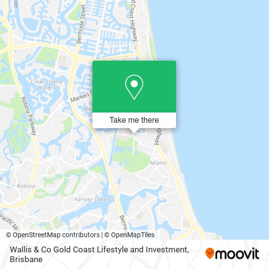 Wallis & Co Gold Coast Lifestyle and Investment map
