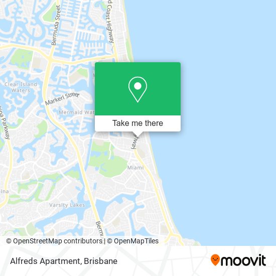 Alfreds Apartment map