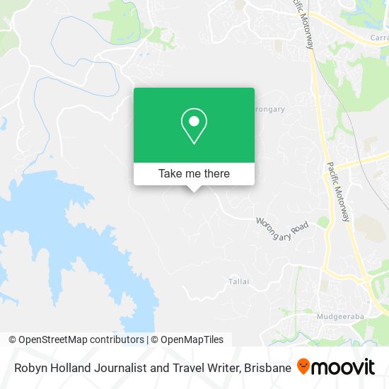 Robyn Holland Journalist and Travel Writer map