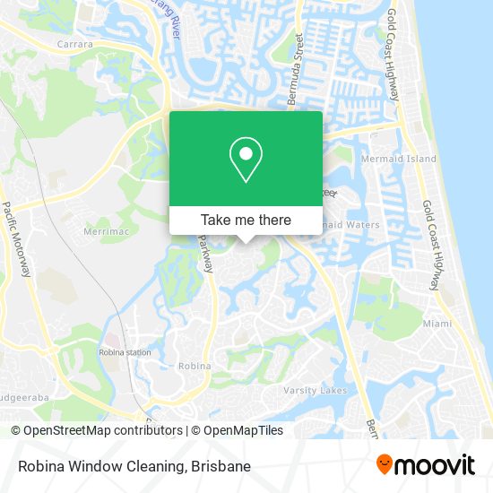 Mapa Robina Window Cleaning