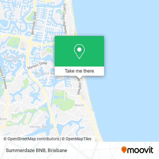 Summerdaze BNB map