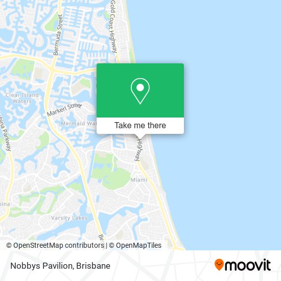 Nobbys Pavilion map