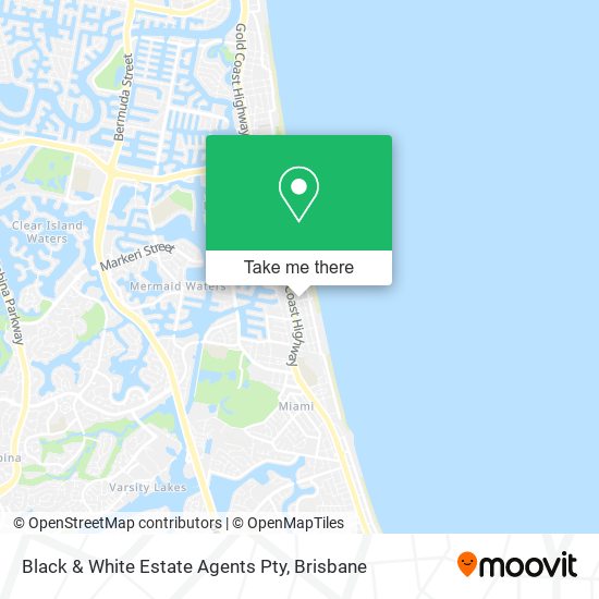 Black & White Estate Agents Pty map