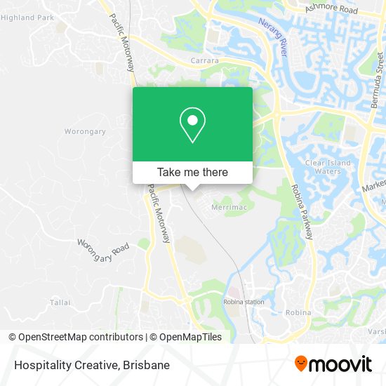 Hospitality Creative map