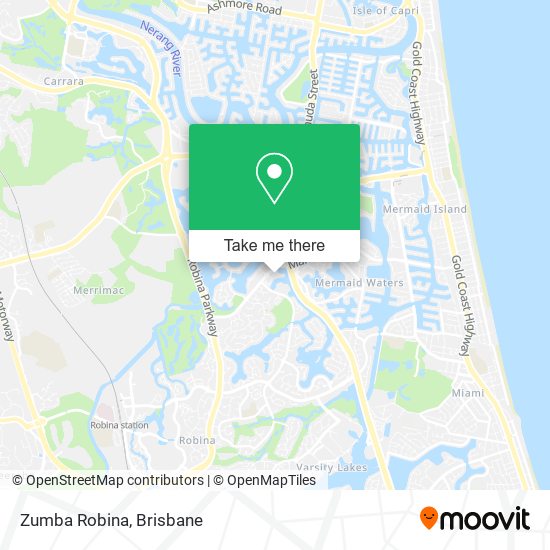 Zumba Robina map