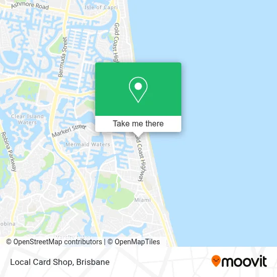 Mapa Local Card Shop