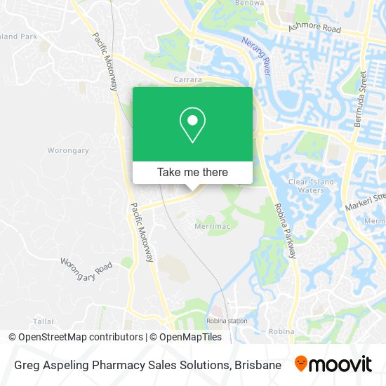Greg Aspeling Pharmacy Sales Solutions map