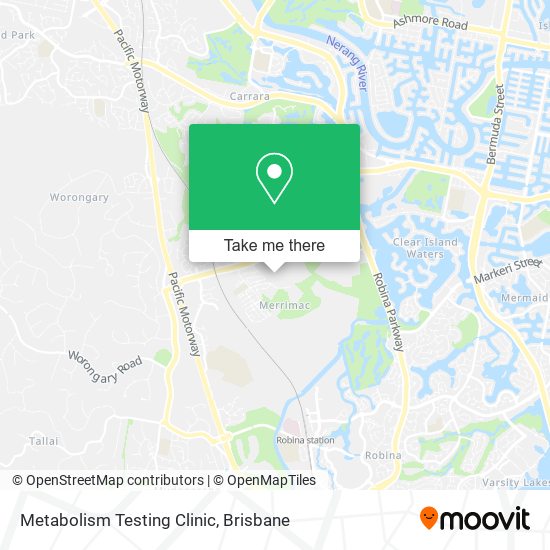 Metabolism Testing Clinic map