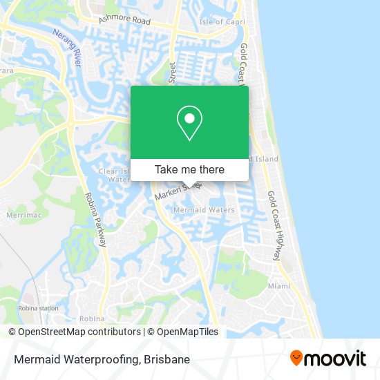 Mapa Mermaid Waterproofing