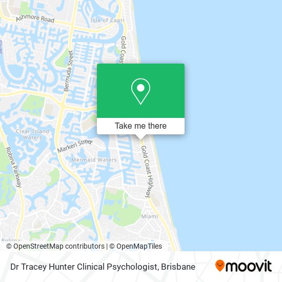 Dr Tracey Hunter Clinical Psychologist map