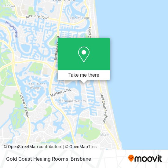 Gold Coast Healing Rooms map