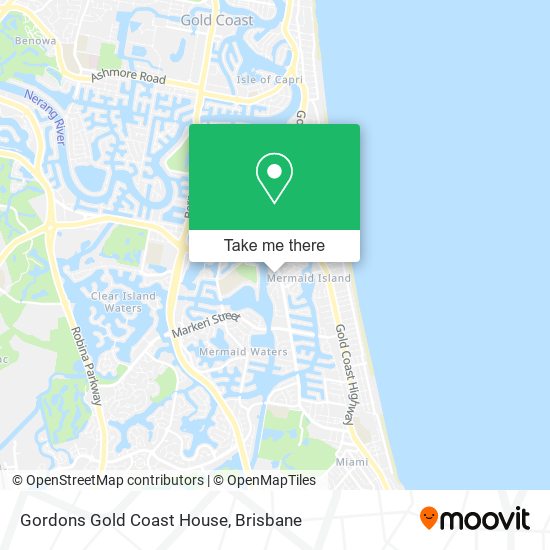 Gordons Gold Coast House map