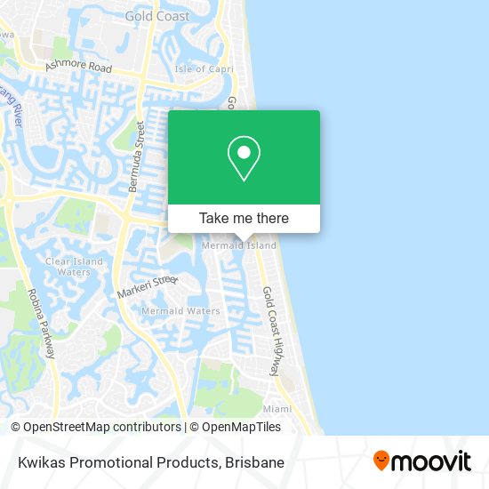 Kwikas Promotional Products map