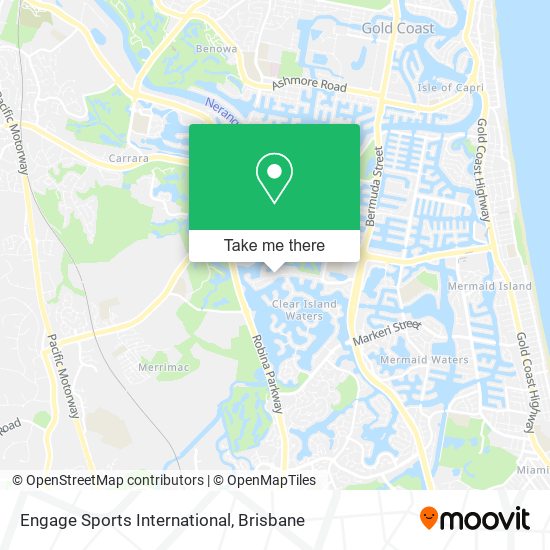 Engage Sports International map
